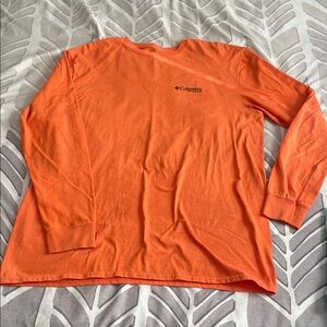 Columbia Vibrant Orange Crewneck Shirt
